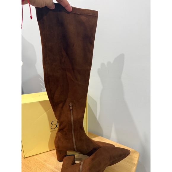 Cosy island Minimalist Zipper Pointed Toe High Boots Size 9 - Picture 8 of 11